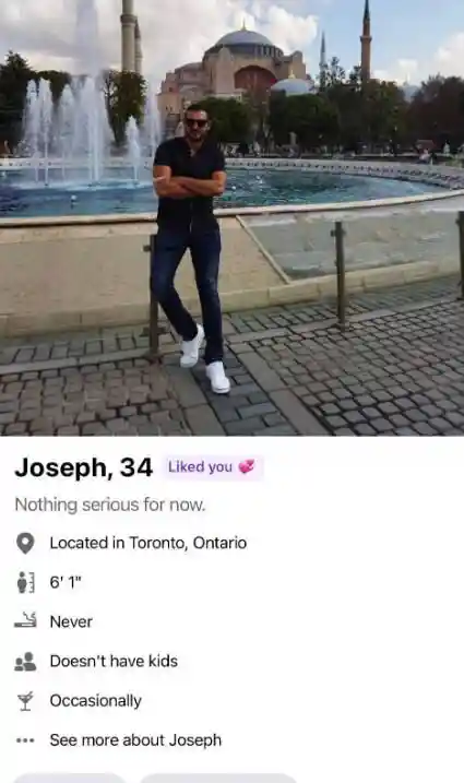 Joseph, 34 of Toronto, Ontario, Canada dating