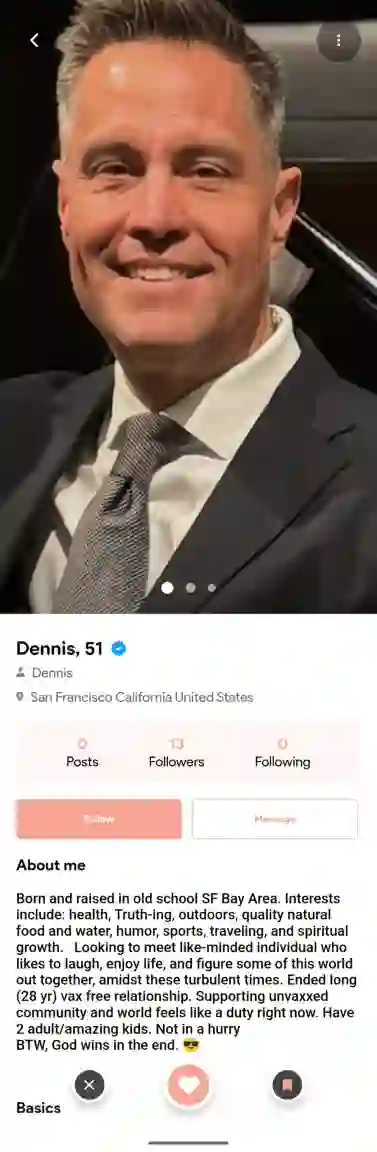Dennis, 51 of San Francisco, California, United States dating